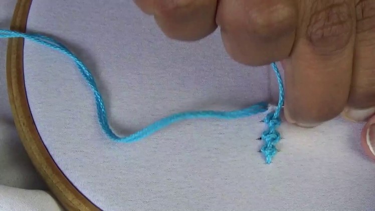 Hand Embroidery For Beginners - Palestrina Stitch Instructions | Palestrina Stitch Designs