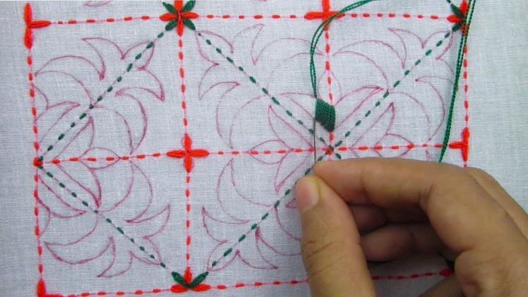 Hand Embroidery,Latest Nakshi kantha stitch tutorial,নকশী কাথা সেলাই,নকশী কাঁথা,Crafts & Embroidery
