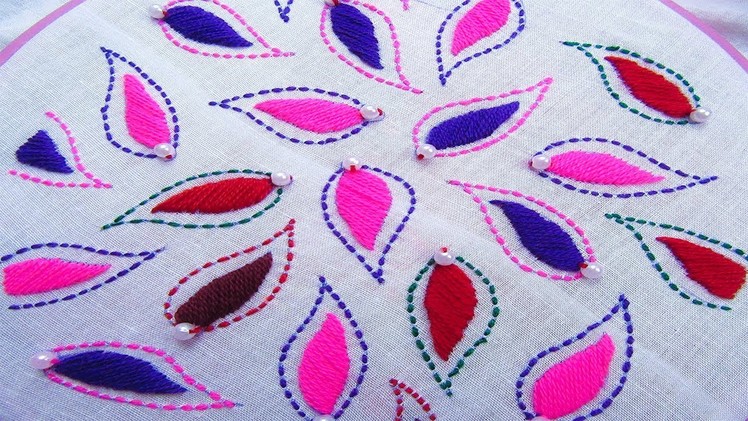 Hand Embroidery; Phulkari Dopatta; Kantha Stitch