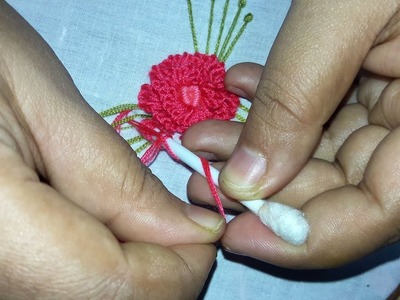 Hand Embroidery Tricks | Amazing Tricks With Cotton Bud | Brazilian stitch.