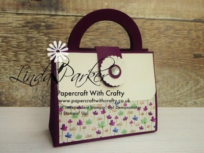 Handbag Style Gift Box in Frosted Florals Specialty DSP from Stampin' Up!