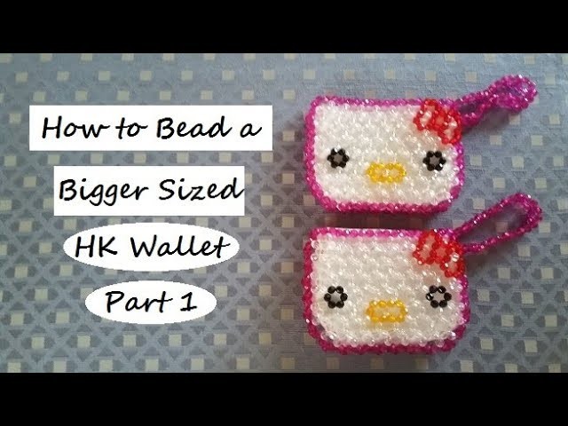 How to Bead a Bigger Sized HK Wallet Part 1