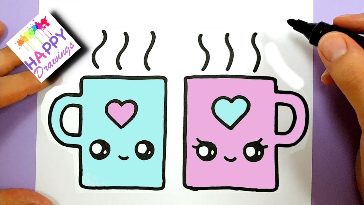 how-to-draw-two-cute-lovers-happy-drawings