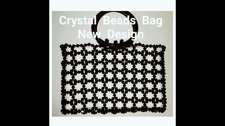 How to make Crystal  Black Beads Bag . New  Design.  PART 1 | Nomi.Namita's crafts