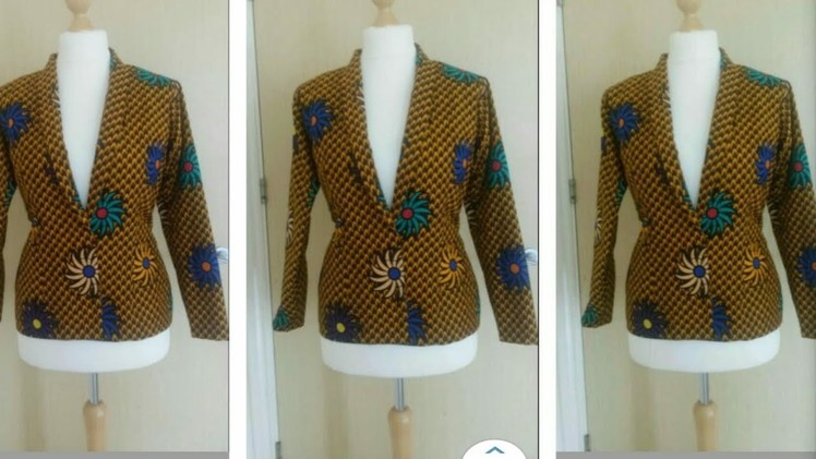 How to Sew Shawl Jacket.Blazer