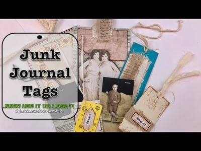 Junk Journal Tags - upcycling product labels & packaging