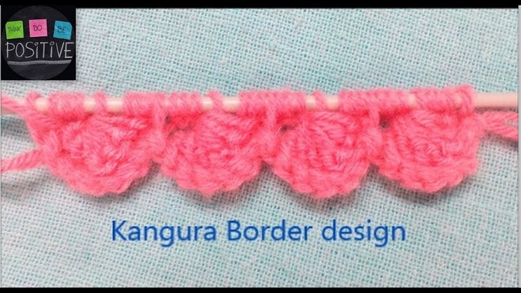 Kangura Border design for ladies & kids  satrangi