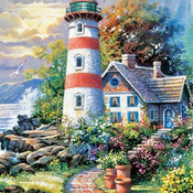 Light House Point Cross Stitch Pattern***LOOK***Buyers Can Download Your Pattern As Soon As They Complete The Purchase