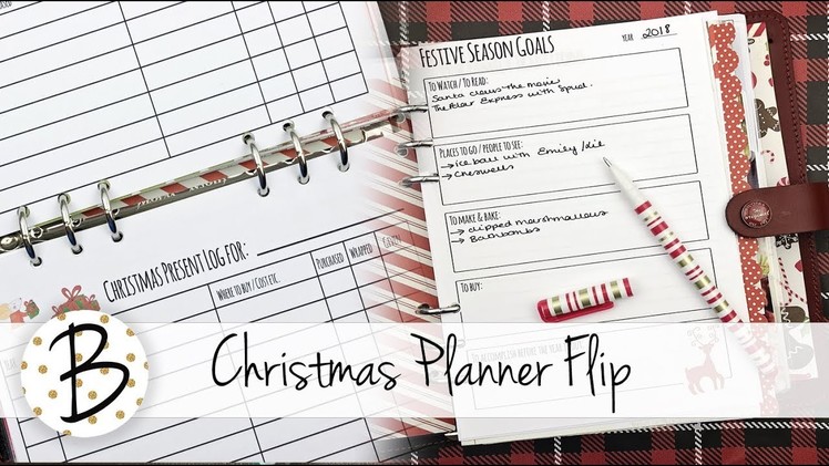 My Christmas Planner Flip Through. Show & Tell