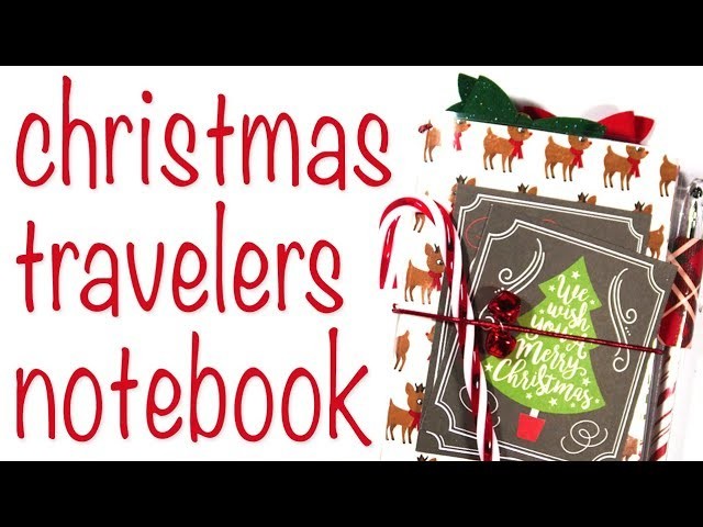 MY NEW TN!. Christmas Travelers Notebook Unboxing from Sabrina Ann!