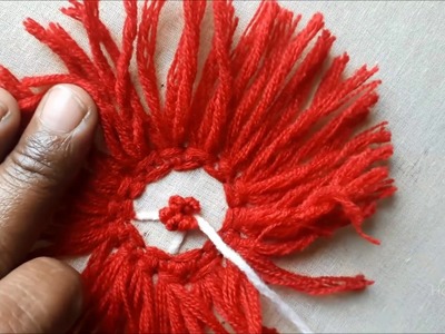 New trick hand embroidery design | Flower design