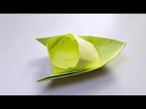 Origami Super Speedboad ????️, Easy origami Tutorial Seri