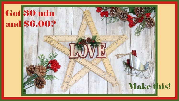 Rustic Farmhouse Christmas Star