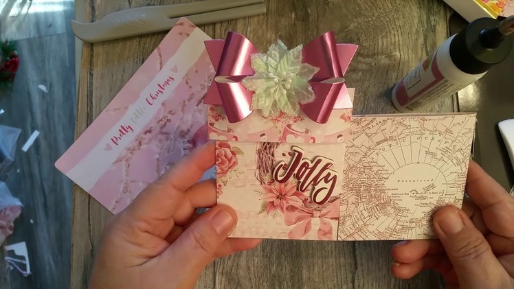 Santa Baby Gift card holder #1(WRMK inspired without the die)