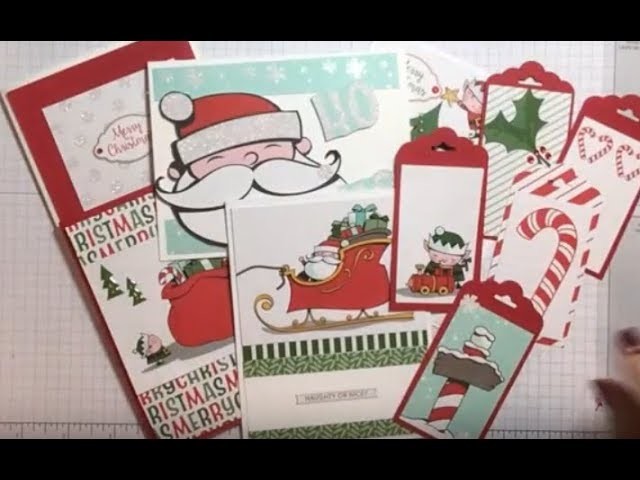 Santas Workshop Card Pack Cards and Tags