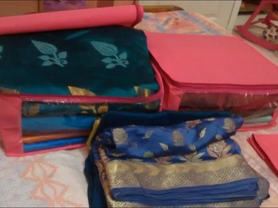 Saree Cover | Bags for storage of clothes | Kuber Industries | Home Organization | Hindi