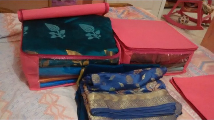 Saree Cover | Bags for storage of clothes | Kuber Industries | Home Organization | Hindi