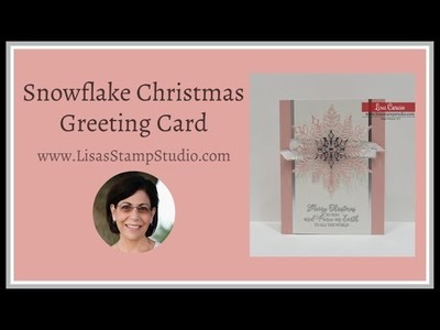 ????Snowflake Christmas Greeting Card