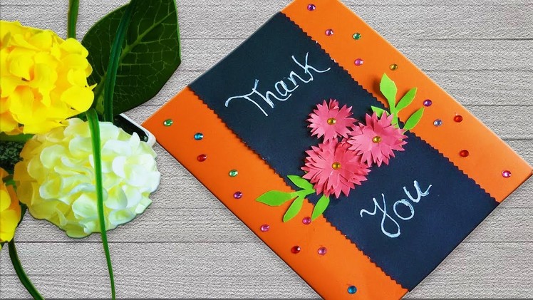Thank you card ideas. Beautiful handmade card for your Friend