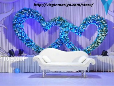 Top 10 wedding stage decoration ideas