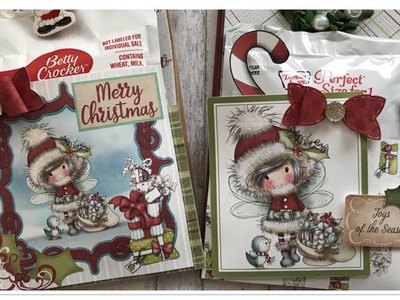 Winnie White Christmas Cake In A Mug Gift Packets For Craft Fairs | Polkadoodles