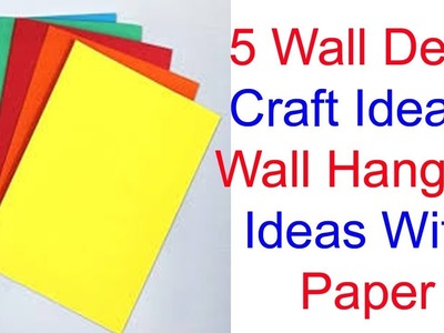 5 Amazing Diy Wall Hanging Ideas.DIY : Paper craft.Art and Craft.Paper Wall Hanging.Diwali Decor