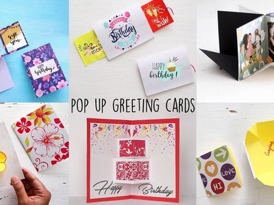 6 Easy Handmade Greeting Cards | Pop-up Cards | Paper Craft Ideas