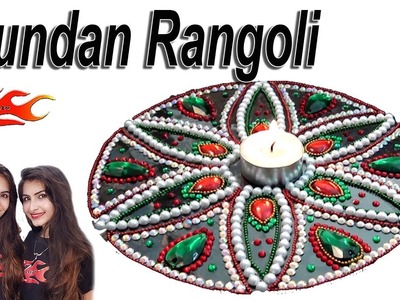 7 Kundan Rangoli - Diwali Craft - JK Arts 1490