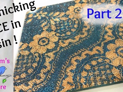 83] Using Microfine GLITTER to EMBELLISH or Create the Background for Resin or other Fluid Art