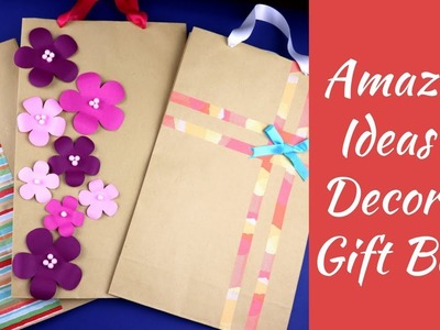 Amazing Ideas to Decorate Gift Bags Easily - Crafts n' Creations