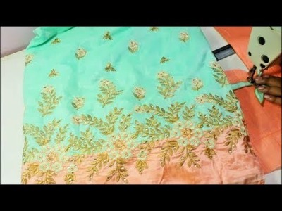 Designer Wear Saree Blouse Making TAMIL