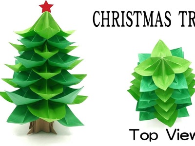 DIY Christmas Tree - Origami Tutorial by Paper Folds - 945