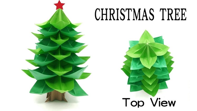 DIY Christmas Tree - Origami Tutorial by Paper Folds - 945