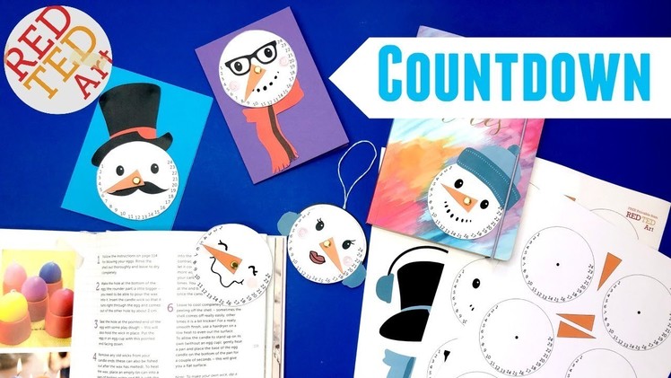 DIY Countdown Snowman Ornament - Christmas Countdown Ideas