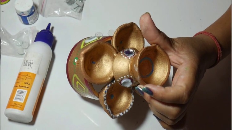 Diy diya stand amazing diya holder