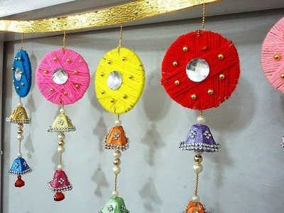 DIY Door Hanging using Bangles and Wool | Toran Making | Diwali Home Decoration Idea | StylEnrich