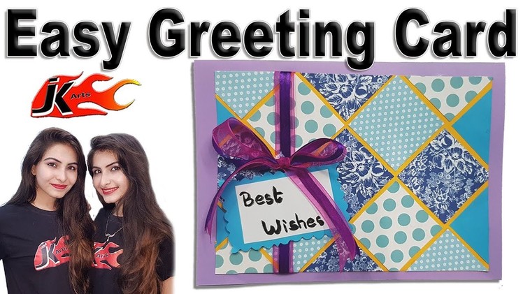 DIY Easy Birthday Greeting Card - JK Arts  1449