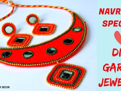 DIY Garba Jewelry || Navratri Jewelry Handmade || Handmade Fashion Jewelry || Navratri Special ||