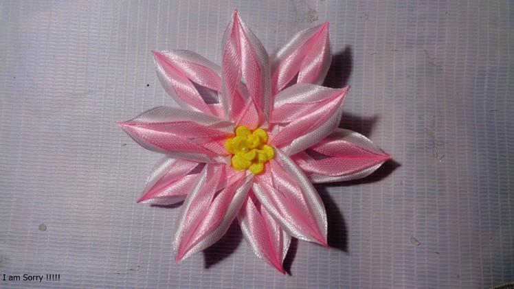 DIY | kanzashi flower | bros dari pita satin