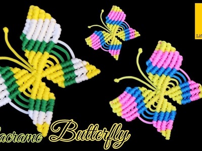 DIY Macrame Butterfly Wall Hanging | Wastage Macrame Butterfly Step By Step Tutorial