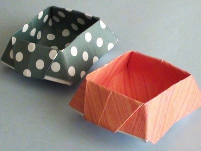 DIY Origami Paper Box | How to make Easy and Simple Paper Crafts