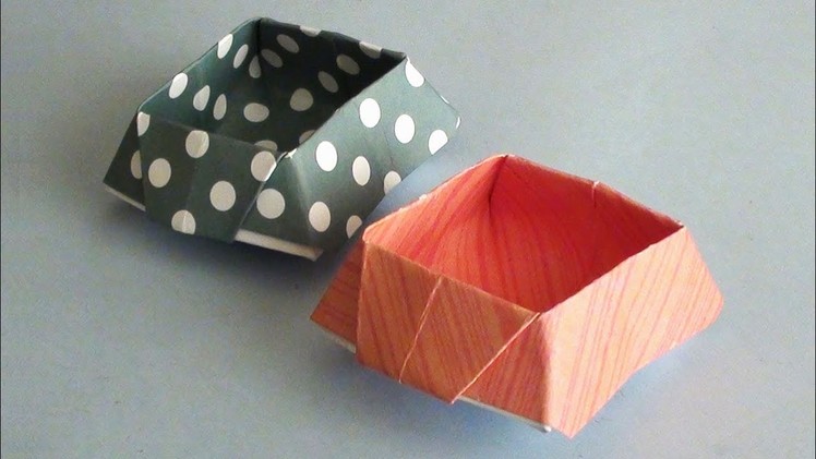 DIY Origami Paper Box | How to make Easy and Simple Paper Crafts