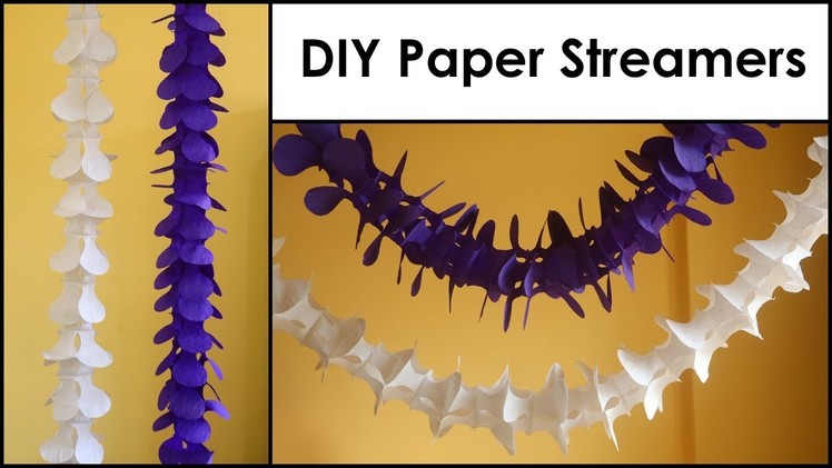 DIY Paper Decorations | Paper Streamers | Easy Paper Craft Ideas