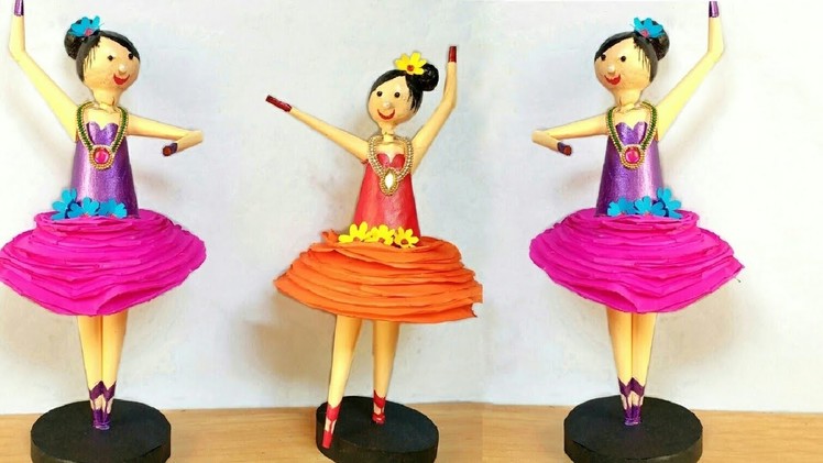 #Doll-5 | Dancing Doll From Paper | Paper Doll | DIY | Easy Paper Craft | By Punekar Sneha