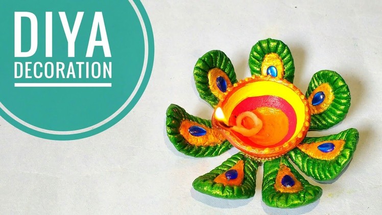 Easy Diya Decoration Ideas | Diwali Craft Ideas at Home | DIY | How To Make | Punekar Sneha