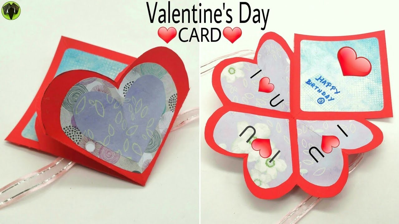 Easy Valentine's Day Card - DIY Tutorial by Paper Folds - 933