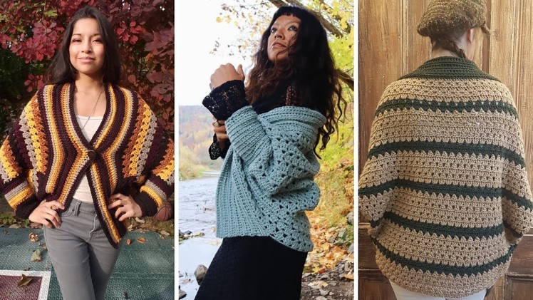 How to Crochet Easy Cocoon Cardigan