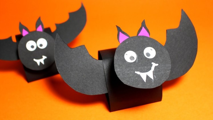 How to Make a Bobble Head Bat | Halloween Craft for Kids