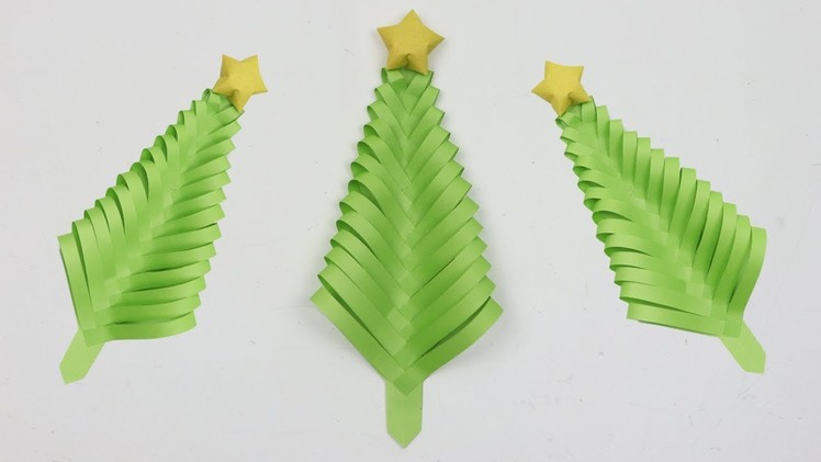 How to Make a Christmas Tree out of Paper DIY ???? Easy Xmas Decor Crafts - Merry Christmas Paper Tree