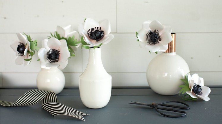 How to Make a Paper Anemone from Frosted Paper